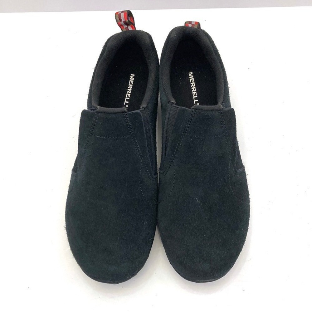 Merrell Jungle Moc Slip-On Shoe Black Suede J95631 Youth 6 EU 37 Comfort